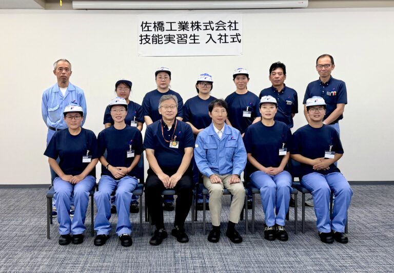 技能実習生8名が入社しました！